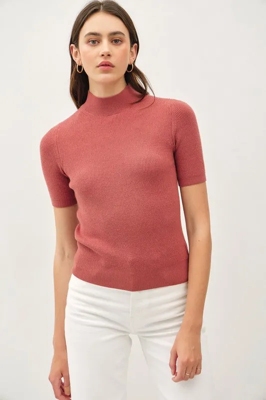 Mock Neck Ribbed Sweater sold by U-NI-TY product image thumbnail 4