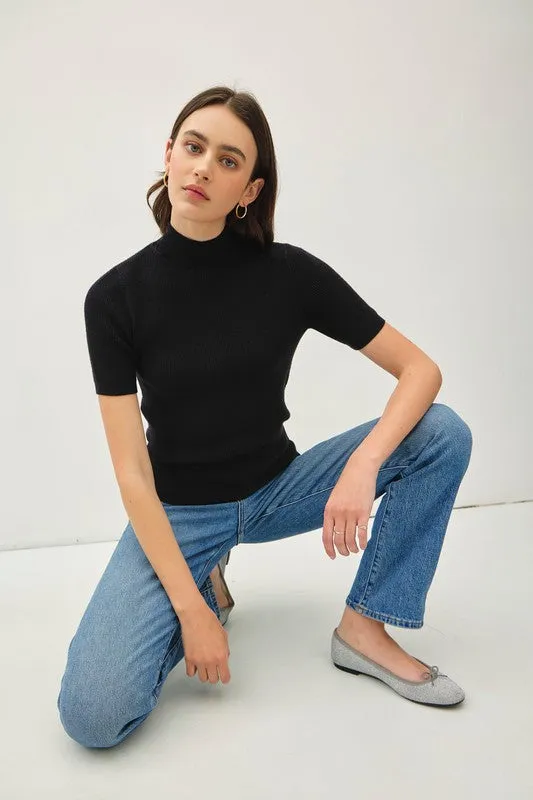 Mock Neck Ribbed Sweater sold by U-NI-TY product image thumbnail 2