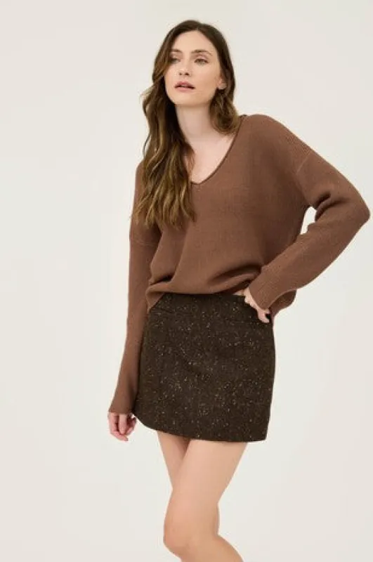 V Neck Drop Shoulder Sweater sold by U-NI-TY