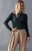Soft Touch Rib Cuff Cable Knit Sweater sold by U-NI-TY