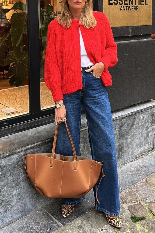 Knitted Sweater Cardigan sold by U-NI-TY