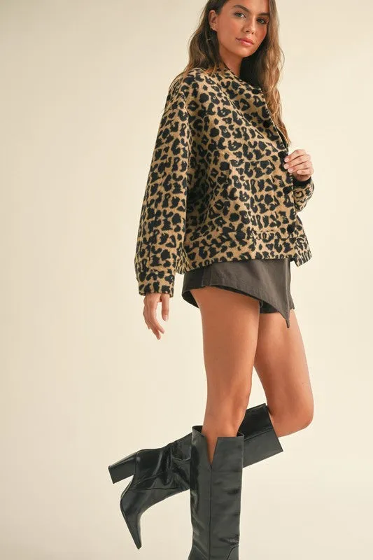 Leopard Short Fur Jacket sold by U-NI-TY product image thumbnail 2