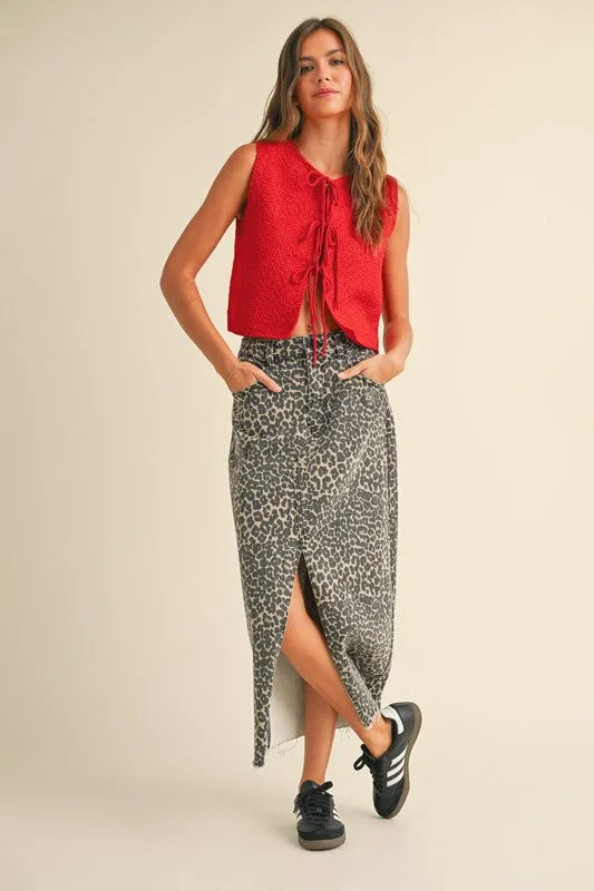 Knitted Tied Cardigan sold by U-NI-TY product image thumbnail 3