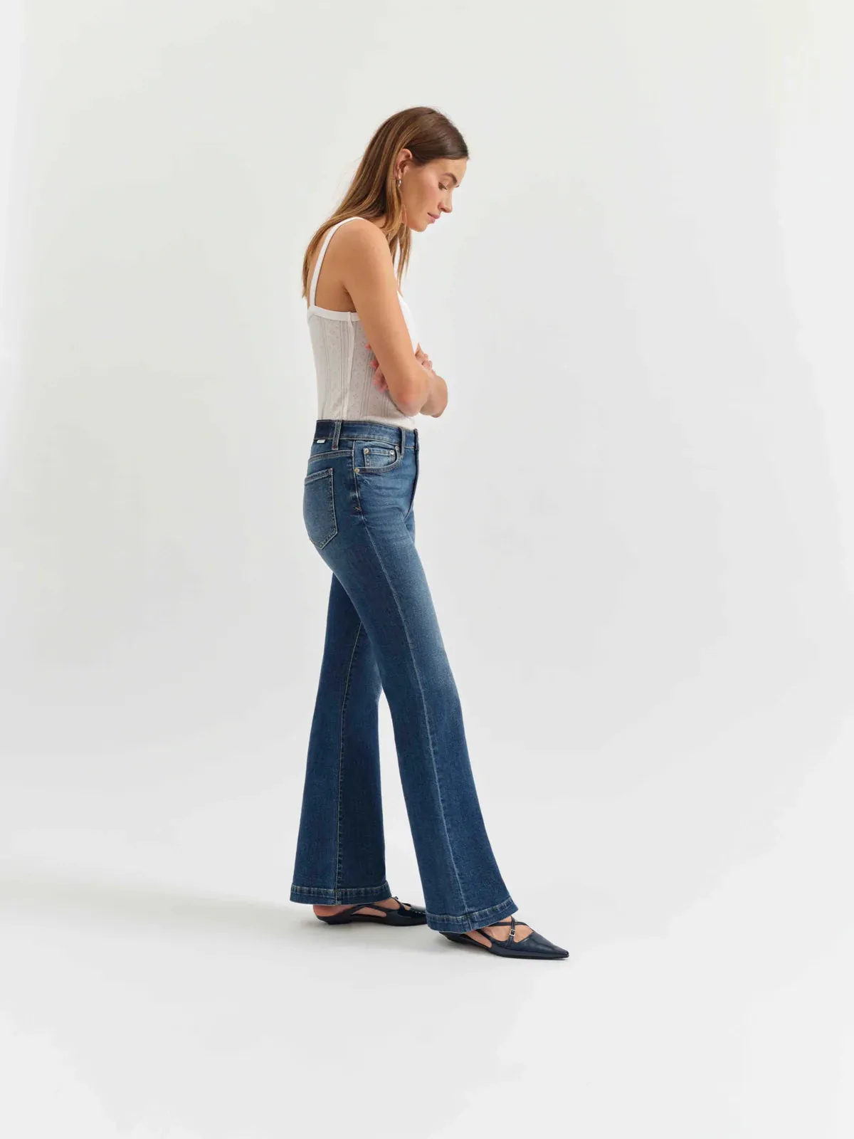 Heartbreaker Mid Rise Flare Jeans sold by U-NI-TY product image thumbnail 4