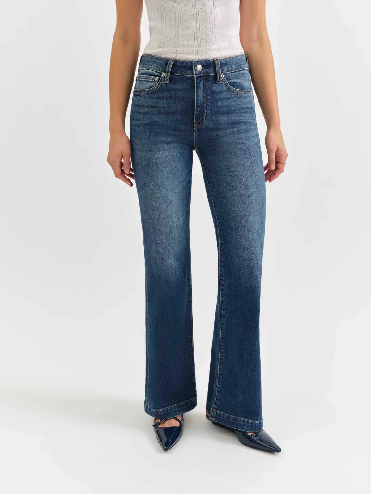 Heartbreaker Mid Rise Flare Jeans sold by U-NI-TY product image thumbnail 2