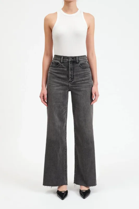 Far Out High Rise Wide Leg Jeans sold by U-NI-TY
