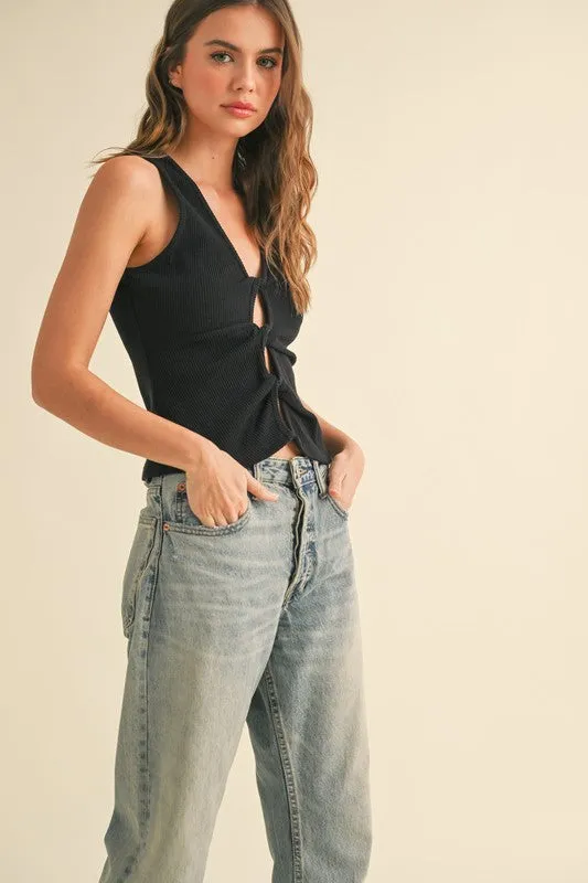 Twisted Detail Ribbed Top sold by U-NI-TY product image thumbnail 2