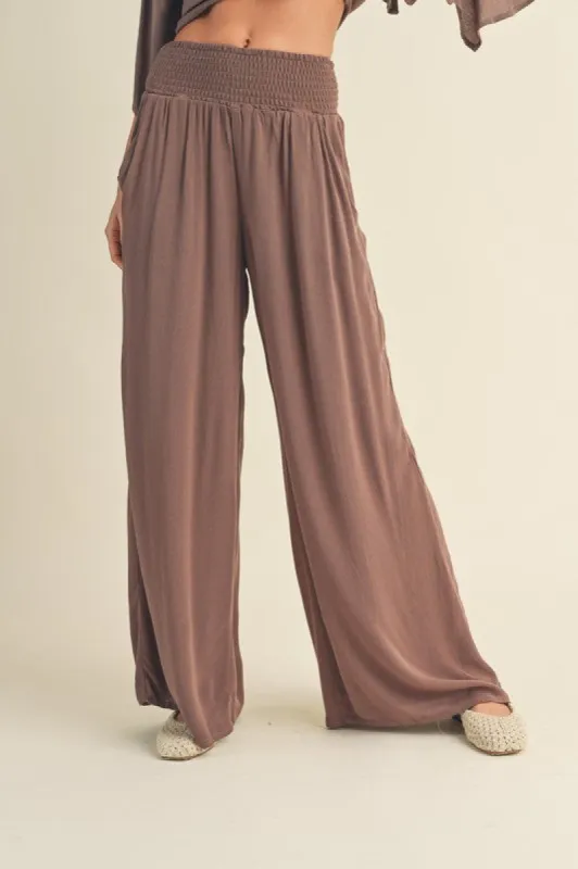 Rayon Smocked Waist Pants sold by U-NI-TY