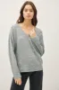 Wool Blend Relaxed V Neck Sweater sold by U-NI-TY