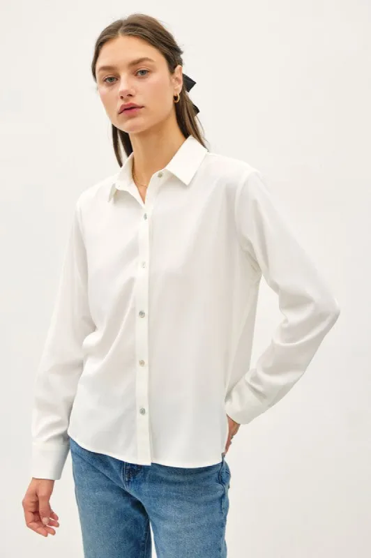 Classic Silky Button Up sold by U-NI-TY