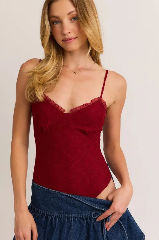 Mesh Lace Bodysuit sold by U-NI-TY
