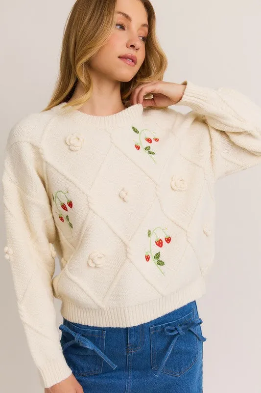 Embo Detail Sweater Top sold by U-NI-TY