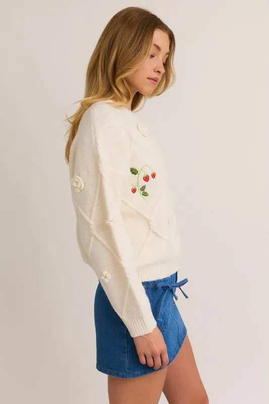 Embo Detail Sweater Top sold by U-NI-TY product image thumbnail 2