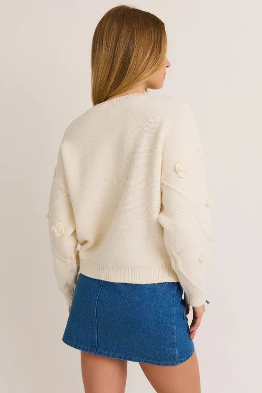 Embo Detail Sweater Top sold by U-NI-TY product image thumbnail 3