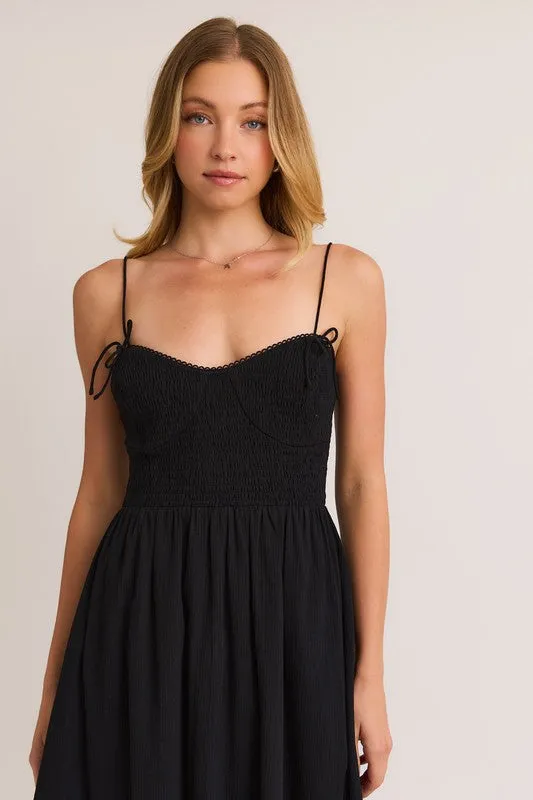 Smocked Top Full Midi Dress sold by U-NI-TY product image thumbnail 4