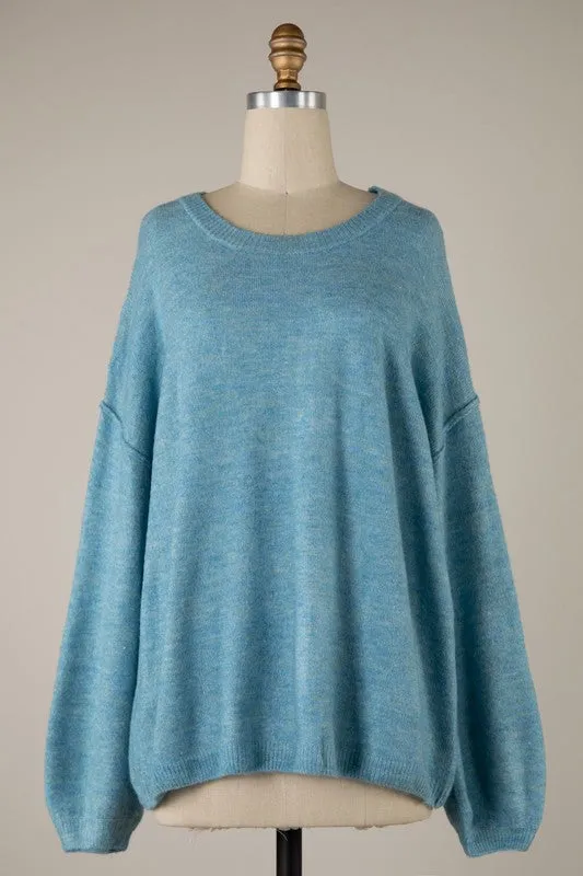Oversized Round Neck Sweater sold by U-NI-TY