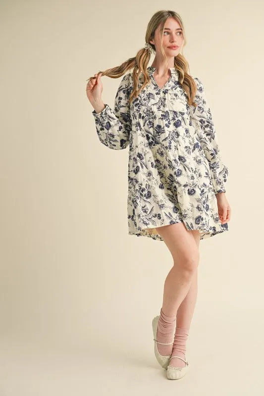 Floral Ruffle Tiered Mini Dress sold by U-NI-TY product image thumbnail 5