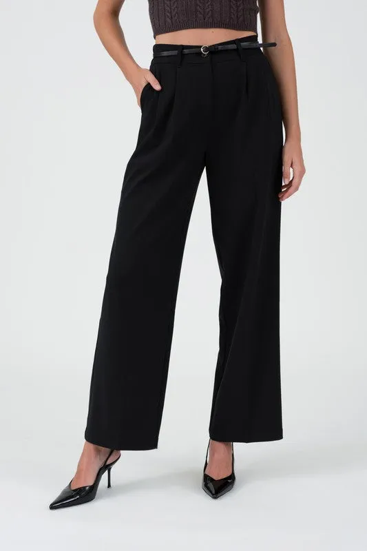 Pleated Wide Leg Dress Pants sold by U-NI-TY