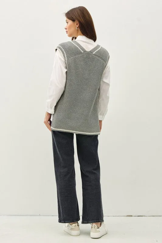 Varsity Sweater Vest sold by U-NI-TY product image thumbnail 2