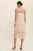 Tiered Pleated Midi Dress sold by U-NI-TY