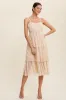 Tiered Pleated Midi Dress sold by U-NI-TY