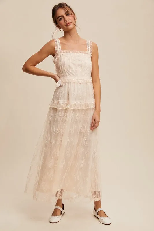 Delicate Lace Maxi Dress sold by U-NI-TY