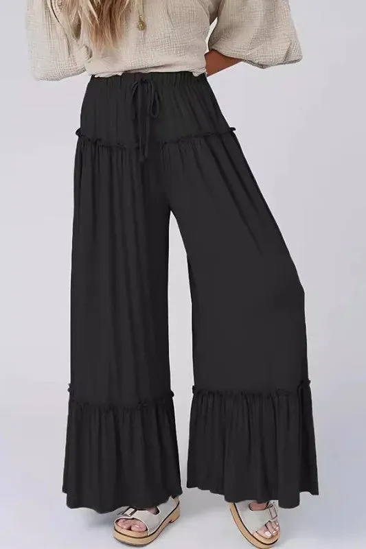 Wide Leg Splice Pants sold by U-NI-TY