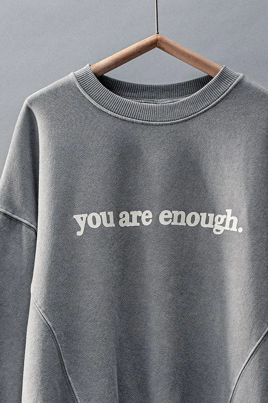You Are Enough Crewneck sold by U-NI-TY product image thumbnail 2