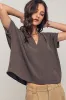 Oversized Folded Short Sleeve Top sold by U-NI-TY