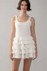 Mini Ruffled Tiered Dress sold by U-NI-TY