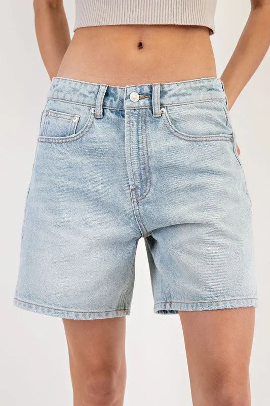 Relaxed Denim Shorts sold by U-NI-TY product image thumbnail 5