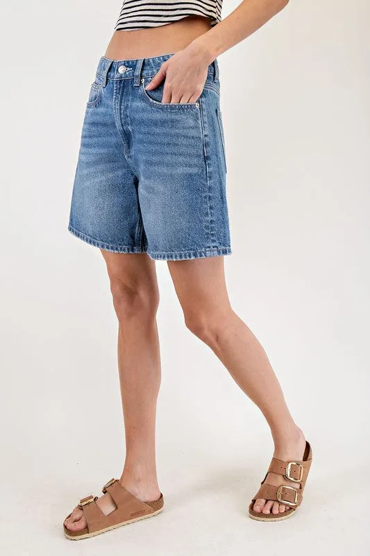 Relaxed Denim Shorts sold by U-NI-TY product image thumbnail 3
