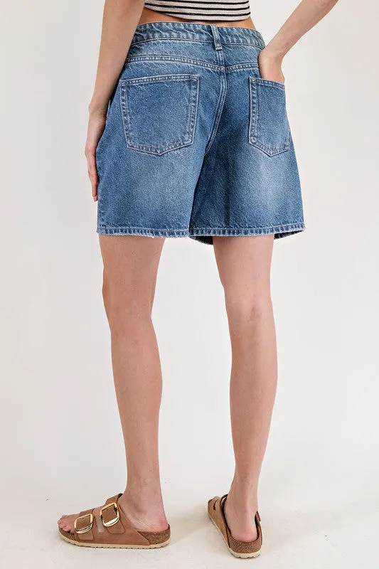 Relaxed Denim Shorts sold by U-NI-TY product image thumbnail 4