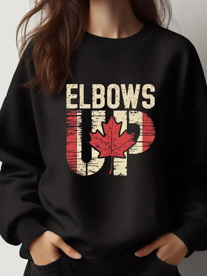 Elbows Up Sweatshirt sold by U-NI-TY