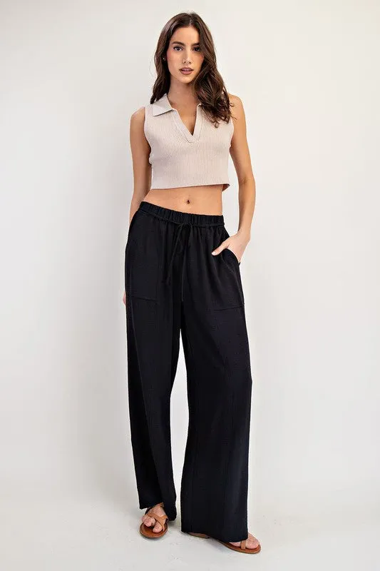 Belted Straight Leg Pants sold by U-NI-TY product image thumbnail 2