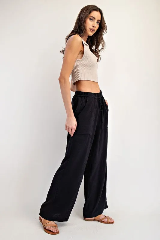 Belted Straight Leg Pants sold by U-NI-TY product image thumbnail 3