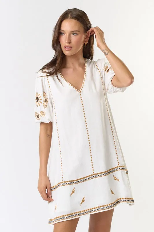 Embroidered Shift Dress sold by U-NI-TY product image thumbnail 2