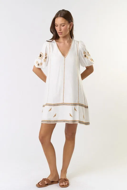 Embroidered Shift Dress sold by U-NI-TY product image thumbnail 4