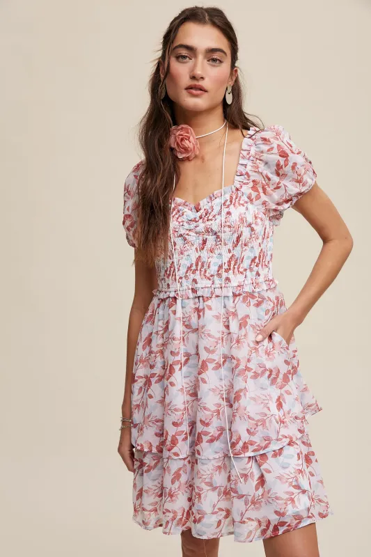 Mini Floral Smocked Dress sold by U-NI-TY