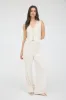 V Neck Button Down Linen Vest sold by U-NI-TY