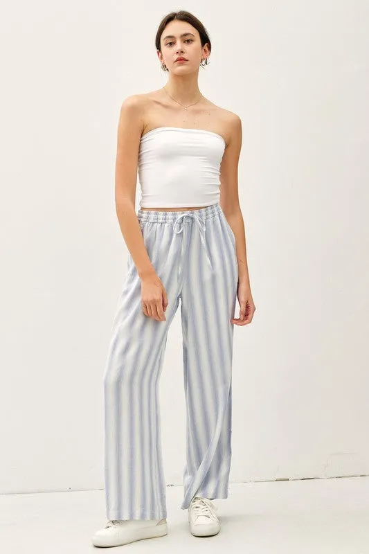 Striped Linen Pants sold by U-NI-TY