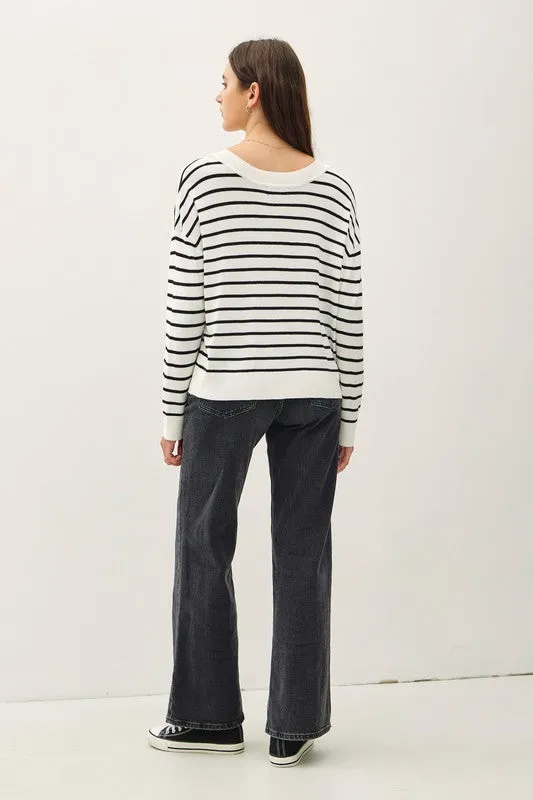 Striped Lightweight Sweater sold by U-NI-TY product image thumbnail 3