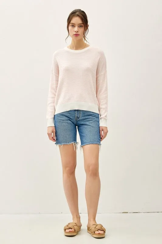 Striped Long Sleeve Sweater sold by U-NI-TY product image thumbnail 3