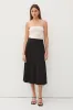 Flowy Midi Skirt With Belt Loops sold by U-NI-TY