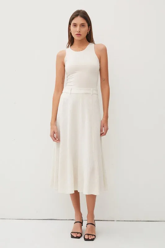 Flowy Midi Skirt With Belt Loops sold by U-NI-TY product image thumbnail 2
