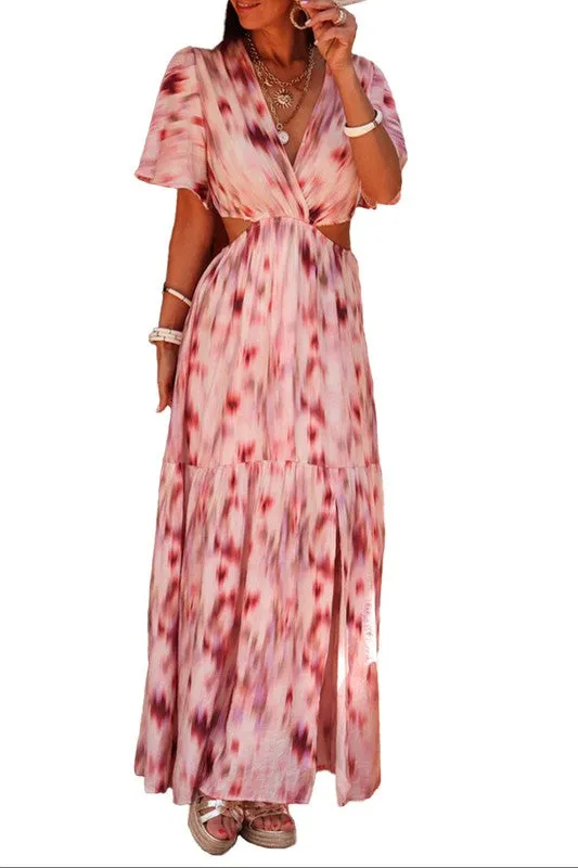 Abstract Flutter Sleeve Dress sold by U-NI-TY product image thumbnail 4