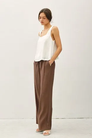 Crinkle Wide Leg Pants sold by U-NI-TY
