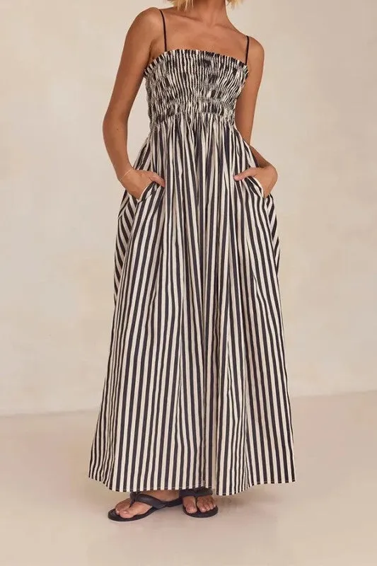 Zebra Striped Dress sold by U-NI-TY