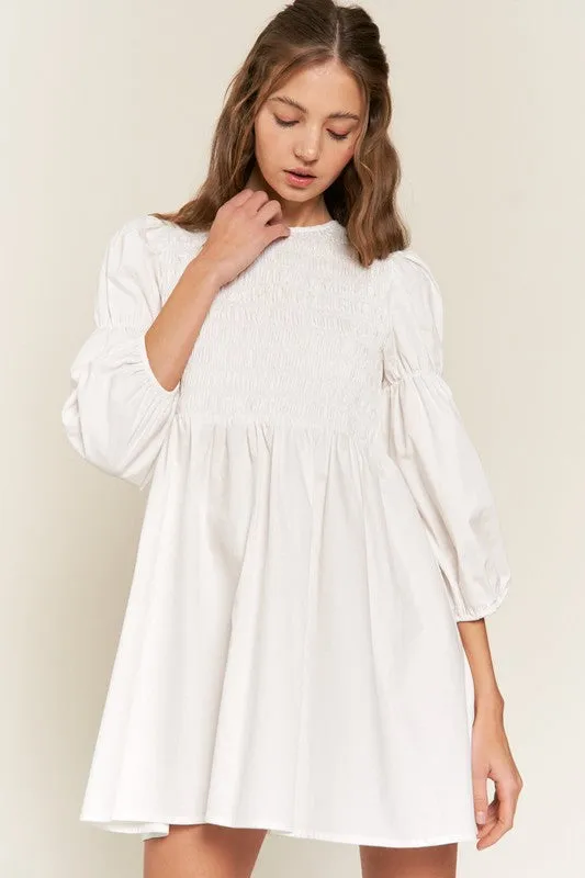 White Mini Dress sold by U-NI-TY