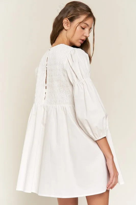 White Mini Dress sold by U-NI-TY product image thumbnail 4